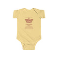 Cinnamon Trenary Toast Baby Onesie