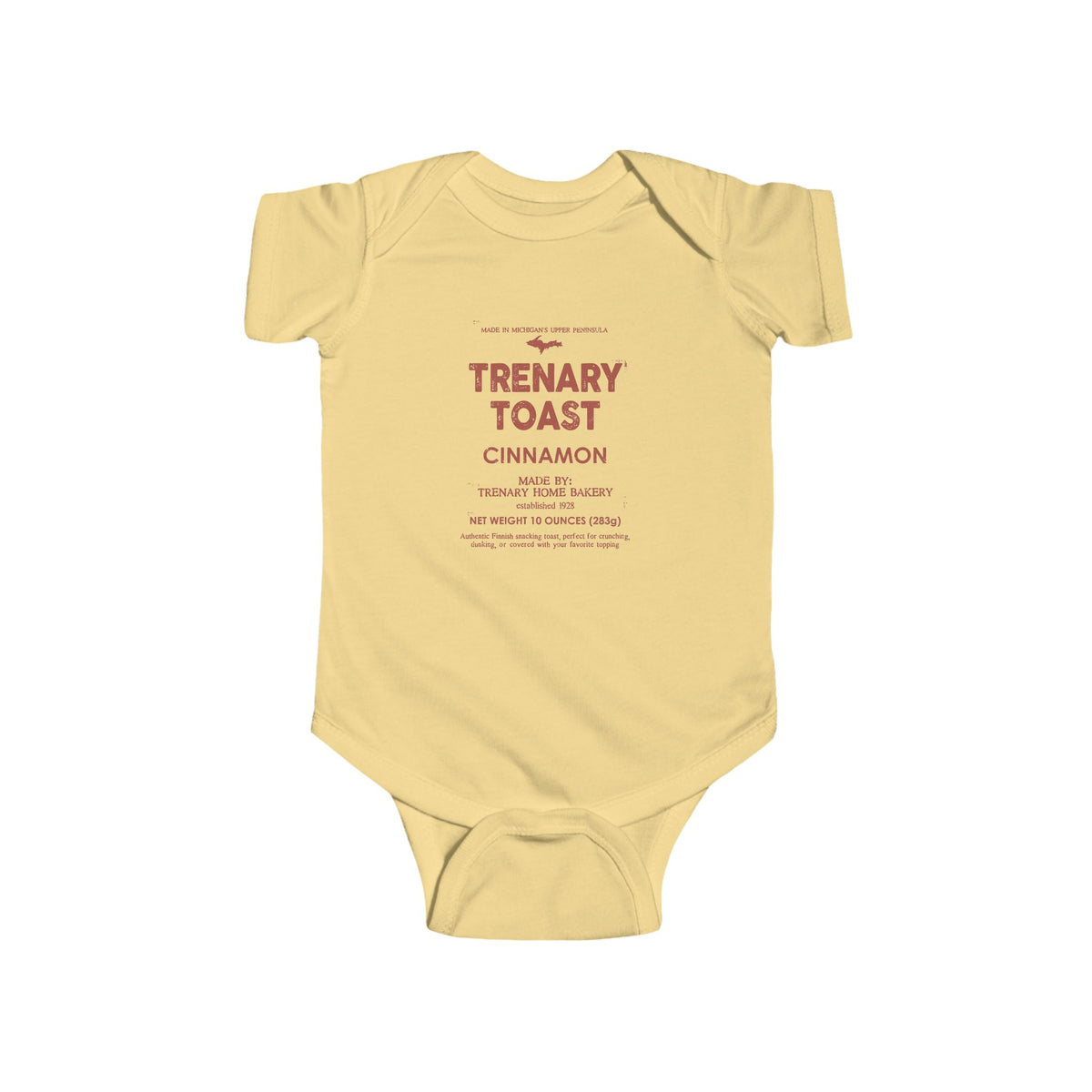 Cinnamon Trenary Toast Baby Onesie