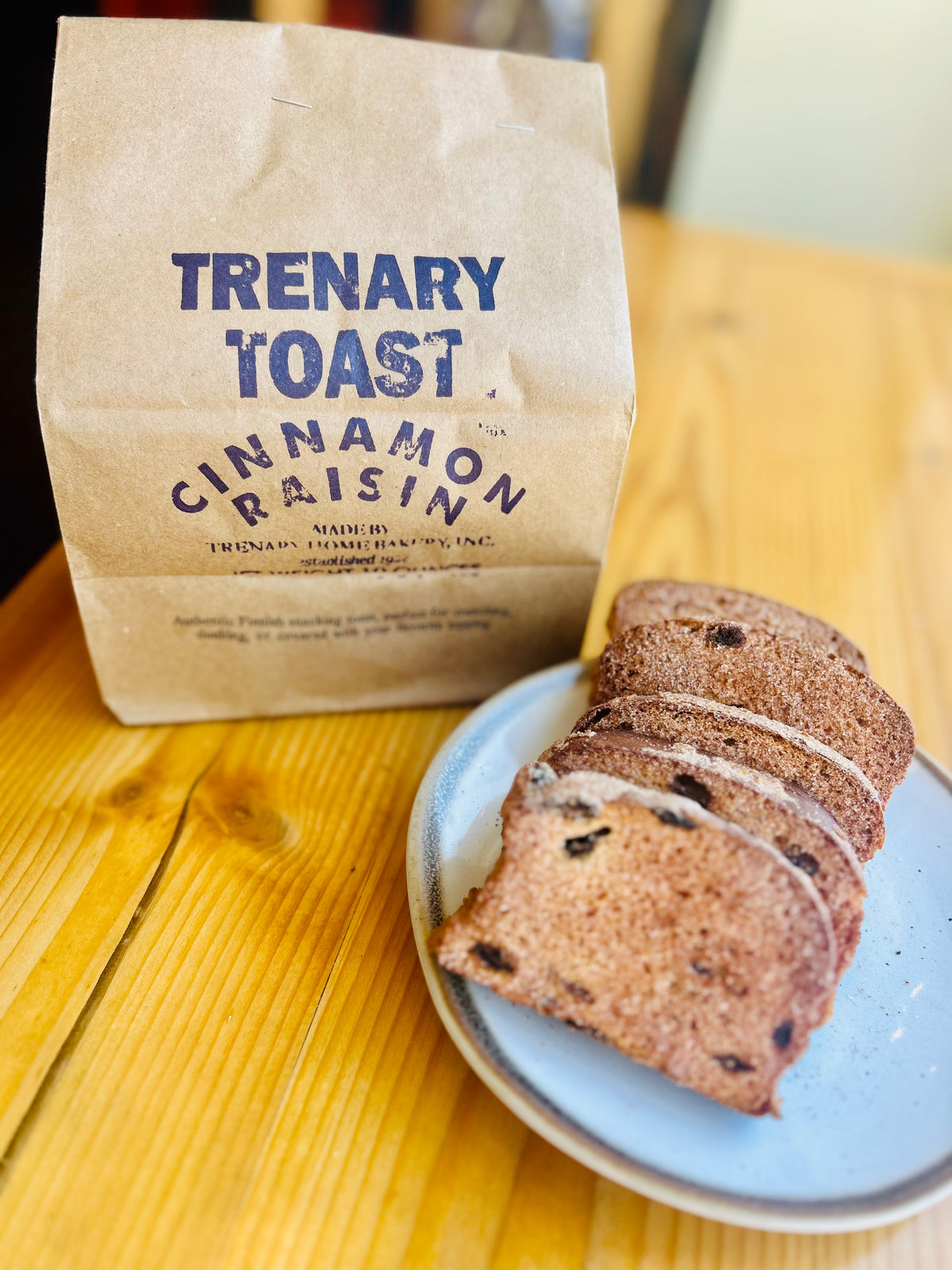 Cinnamon Raisin Trenary Toast