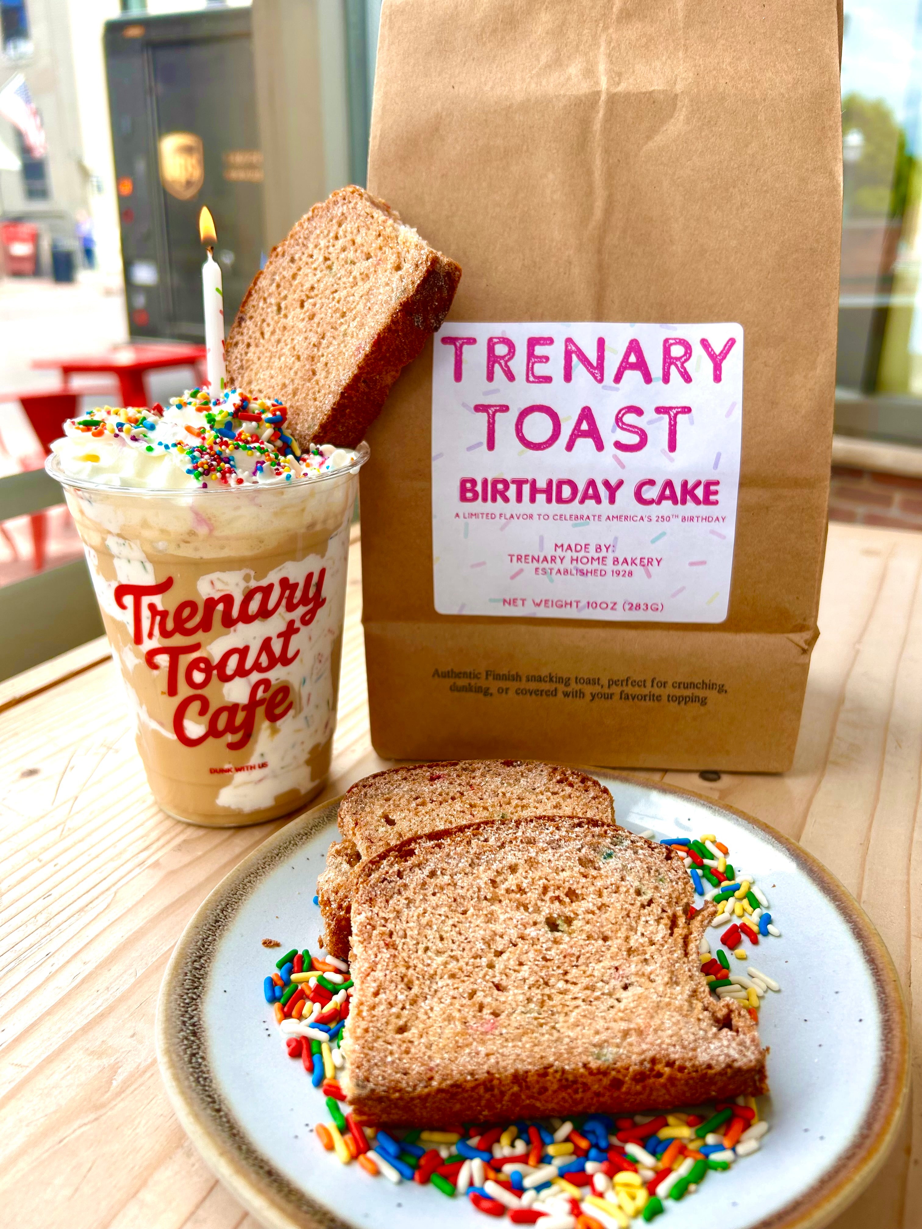 Birthday Cake Trenary Toast - LIMITED EDITION!