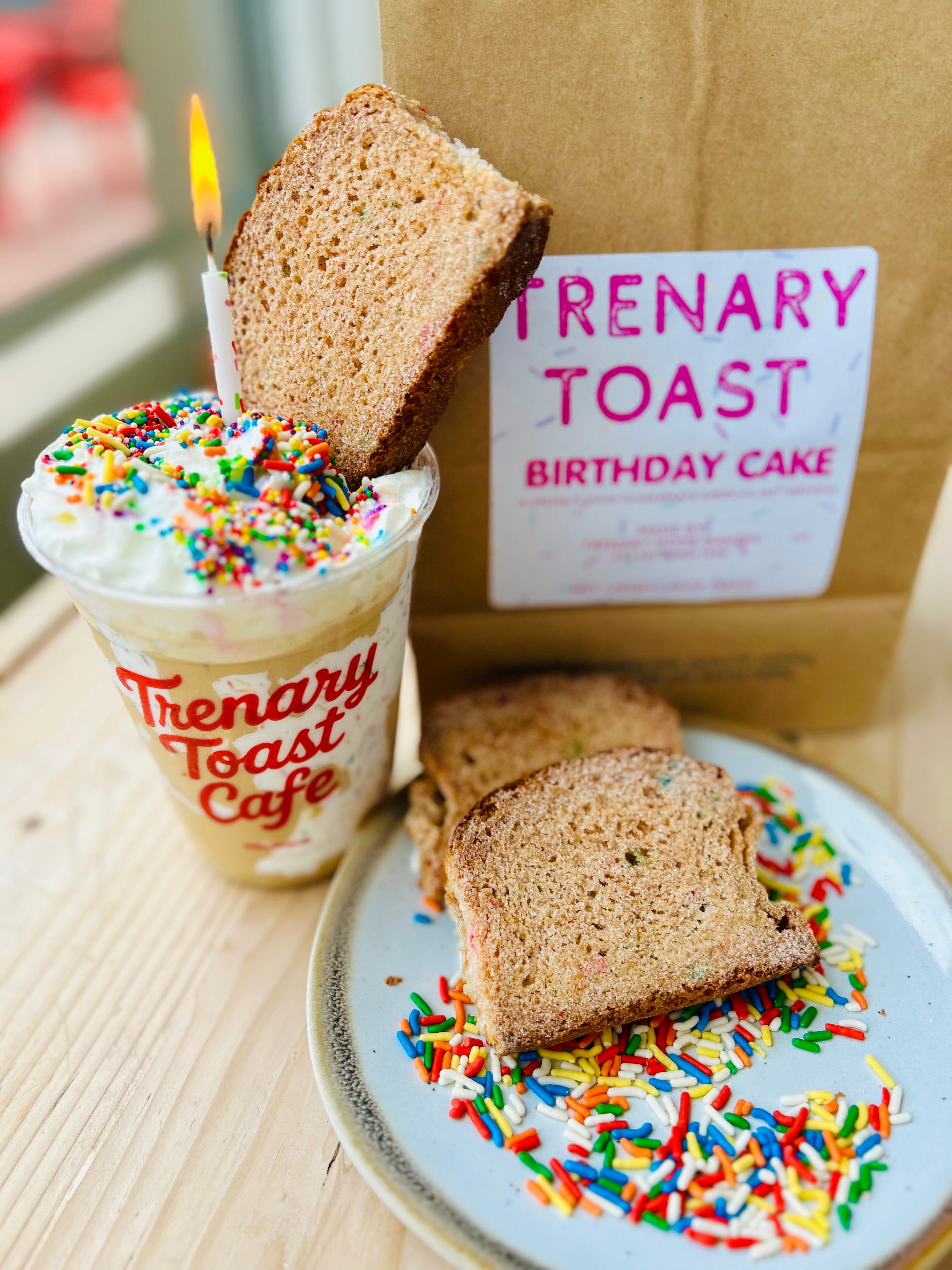 Birthday Cake Trenary Toast - LIMITED EDITION!