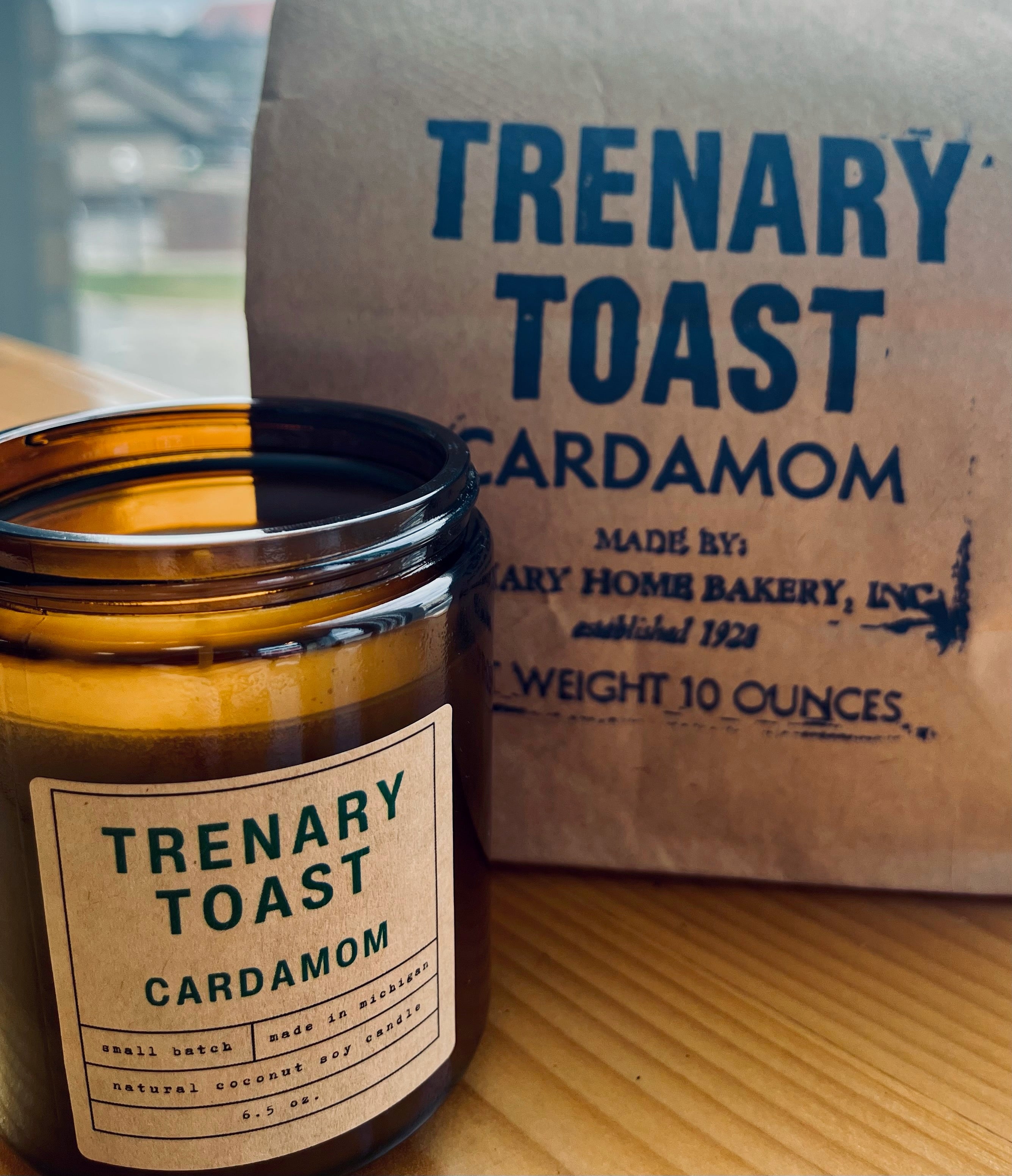 Cardamom Trenary Toast Candle - Trenary Home Bakery