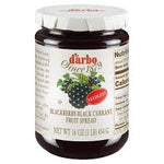 D'arbo All Natural Seedless Blackberry & Blackcurrant Fruit Spread - 16oz